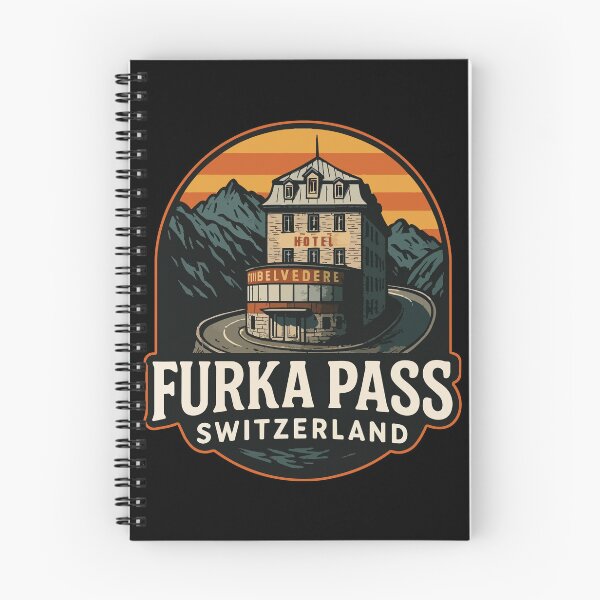 Item preview, Furka Pass Belvedere Hotel Retro Travel designed and sold by TomFrontierArt.