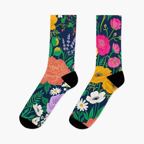 Artikelvorschau, Vintage-botanisches Blumenmuster entworfen und verkauft von Gravitylessarts.