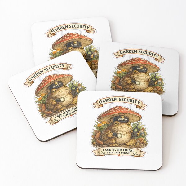 Item preview, Grumpy Toad Garden Security Funny Sticker designed and sold by Gentlestate.