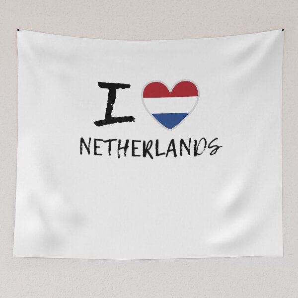 Item preview, I love Netherlands - T-shirt for travelers designed and sold by TobiasLogic.