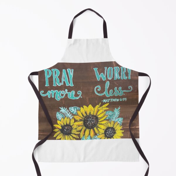 Item preview, Matthew 6:34 Pray more Worry Less designed and sold by Rustic Cowgirl .