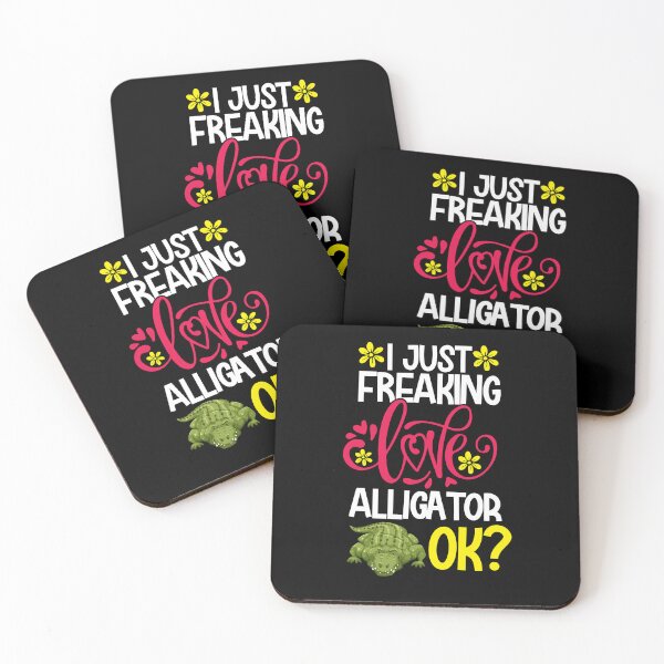 Item preview, I Just Freaking Love Alligator Ok designed and sold by CosmoKitsch.