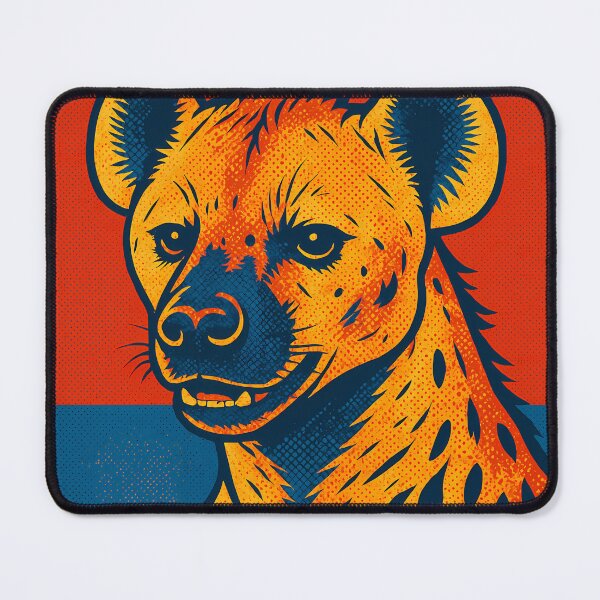 Item preview, Retro Pop Art Hyena | Vibrant Wild Predator Illustration | Bold Savanna Wildlife Aesthetic Design designed and sold by PaintedPixels01.