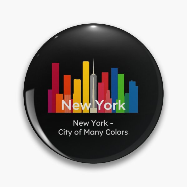 Item preview, New York City of Many Colors Pride Skyline Graphic designed and sold by artlife4.