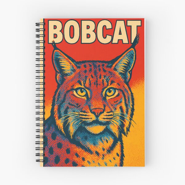 Item preview, Retro Pop Art Bobcat | Vibrant Wild Cat Illustration | Bold Forest Predator Wildlife Aesthetic Design designed and sold by PaintedPixels01.