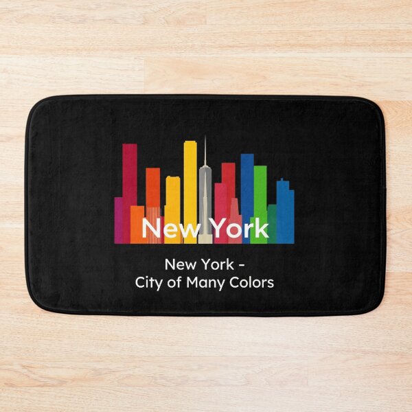 Item preview, New York City of Many Colors Pride Skyline Graphic designed and sold by artlife4.