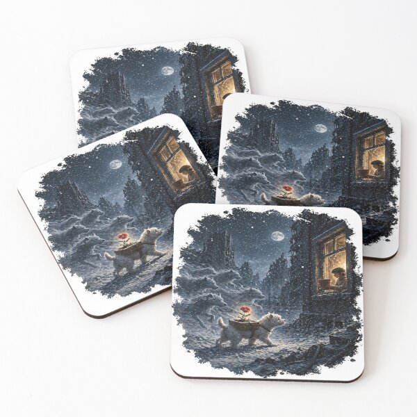 Item preview, Magical Forest Animal Moon Art designed and sold by InkNovaLab.