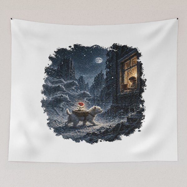 Item preview, Magical Forest Animal Moon Art designed and sold by InkNovaLab.