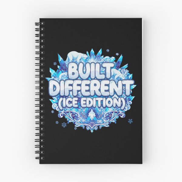 Item preview, Built Different (Ice Edition) - Minimalist Gym & Cold Plunge Aesthetic designed and sold by FitEnvy.