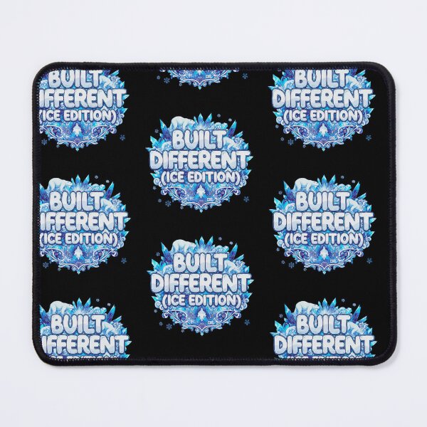 Item preview, Built Different (Ice Edition) - Minimalist Gym & Cold Plunge Aesthetic designed and sold by FitEnvy.