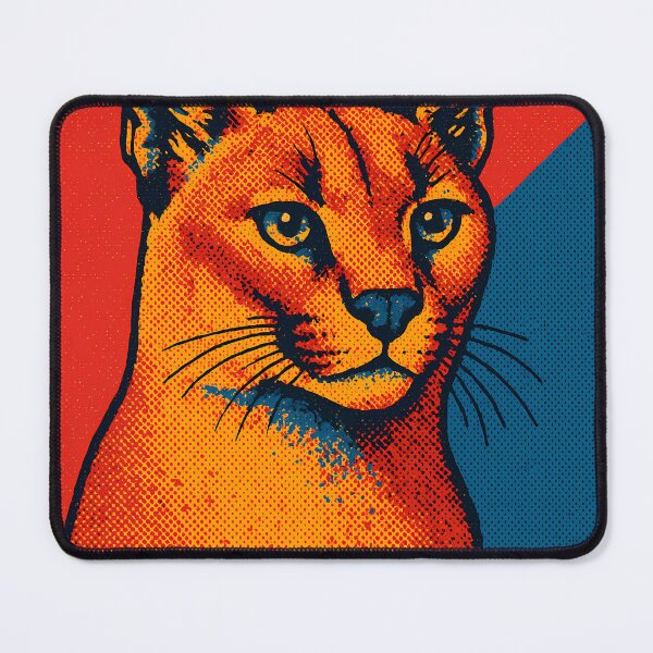 Item preview, Retro Pop Art Caracal | Vibrant Wild Cat Illustration | Bold Desert Predator Wildlife Aesthetic Design designed and sold by PaintedPixels01.