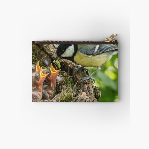 Item preview, Bird feeding its young in the nest designed and sold by Malisa345.