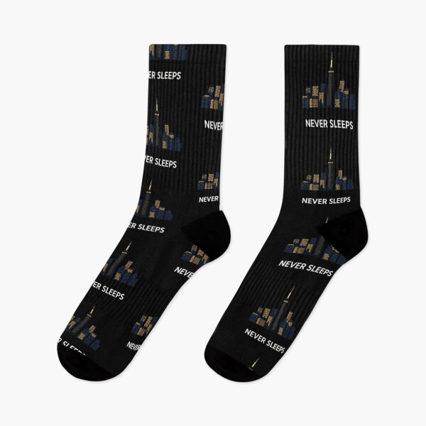 Item preview, NYC Never Sleeps Minimalist Night Skyline Graphic designed and sold by artlife4.