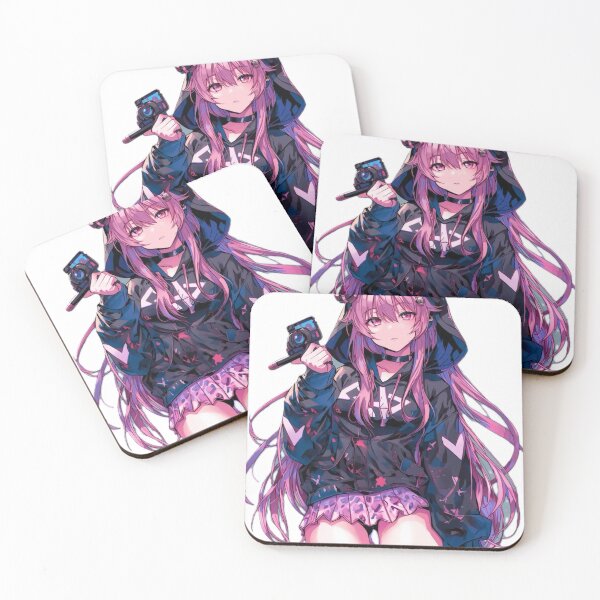 Item preview, Pink Cyber Anime Girl – Futuristic E-Girl designed and sold by AnimDream .