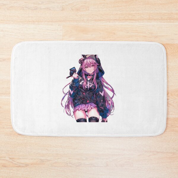 Item preview, Pink Cyber Anime Girl – Futuristic E-Girl designed and sold by AnimDream .
