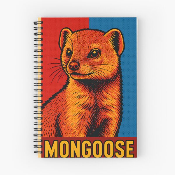 Item preview, Retro Pop Art Mongoose | Vibrant Small Predator Illustration | Bold Jungle Wildlife Aesthetic Design designed and sold by PaintedPixels01.