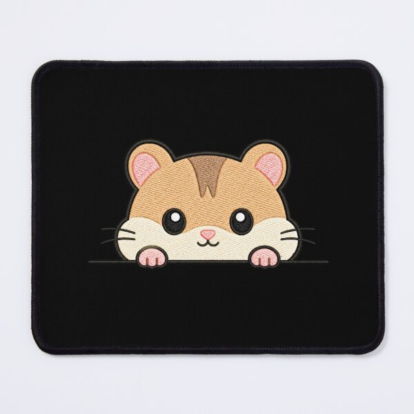 Item preview, Kawaii Hamster Peeking Cute Cartoon Animal | Minimal Chubby Hamster Design designed and sold by ColorSplash123.