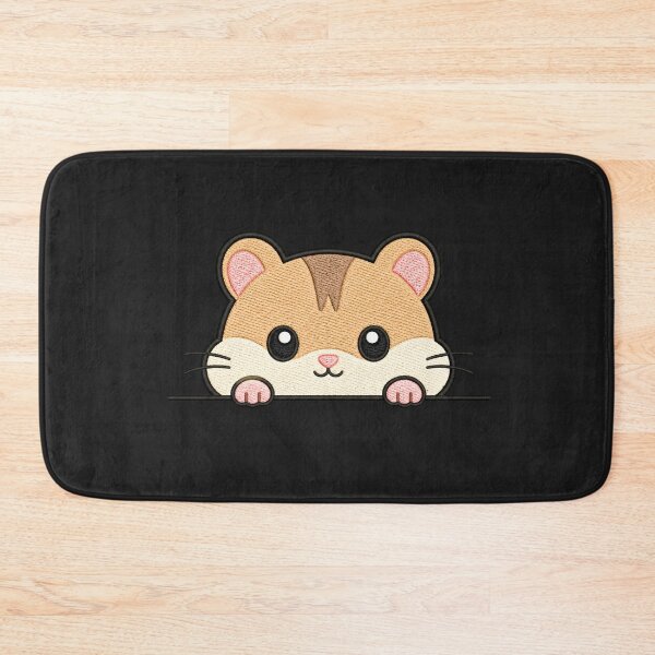Item preview, Kawaii Hamster Peeking Cute Cartoon Animal | Minimal Chubby Hamster Design designed and sold by ColorSplash123.