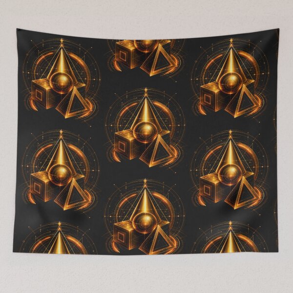 Item preview, Sacred Geometry T-Shirt designed and sold by Maquilante.