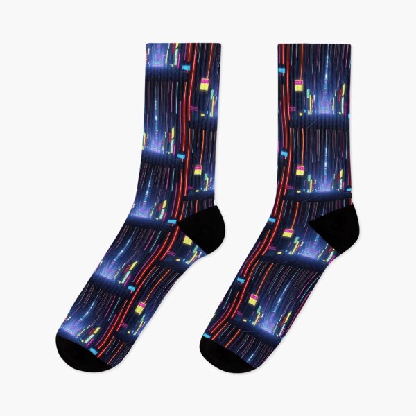 Item preview, Tokyo Neon Night Tower Vaporwave Cityscape Art designed and sold by artlife4.