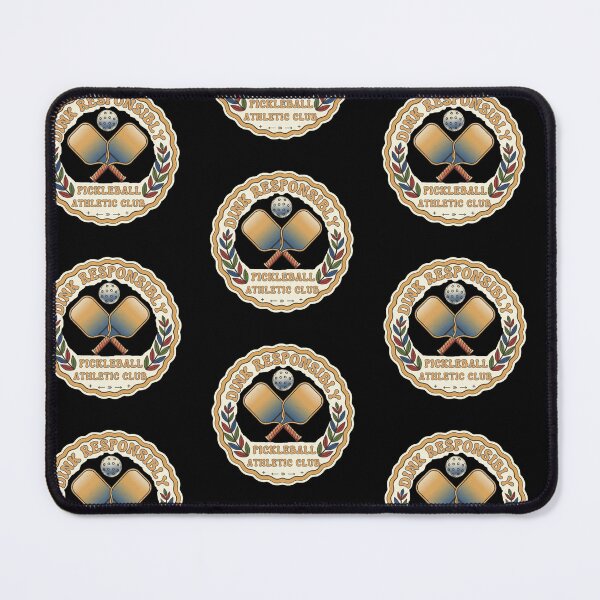 Item preview, Dink Responsibly Retro Pickleball Badge - Funny Sports Gift designed and sold by FitEnvy.