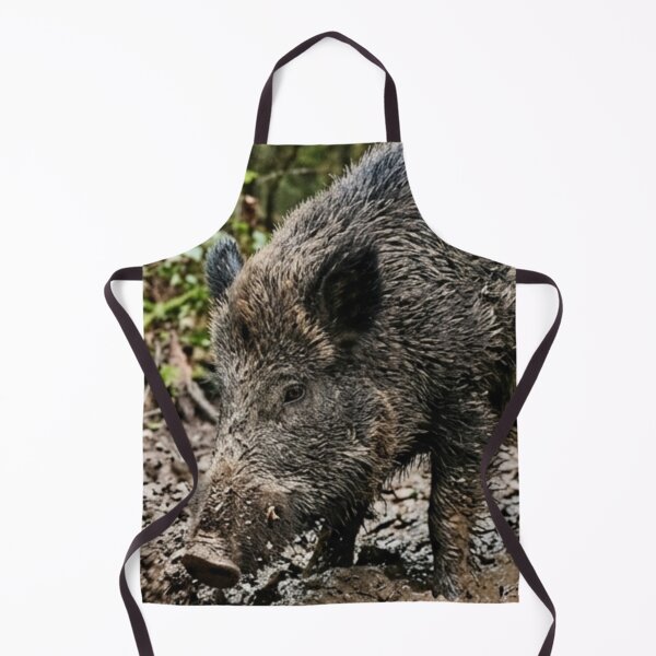 Item preview, Wild boar rooting in muddy soil designed and sold by Malisa345.