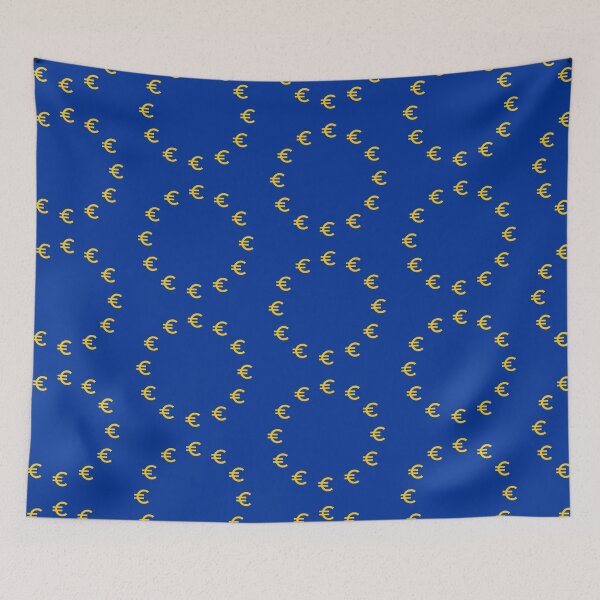 Item preview, Euro Signs Circle on Europe Flag designed and sold by happyteeshirt.