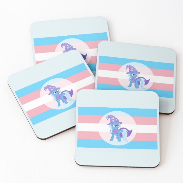 Item preview, Trans Pride Pony Flag designed and sold by PopBubbleShop.