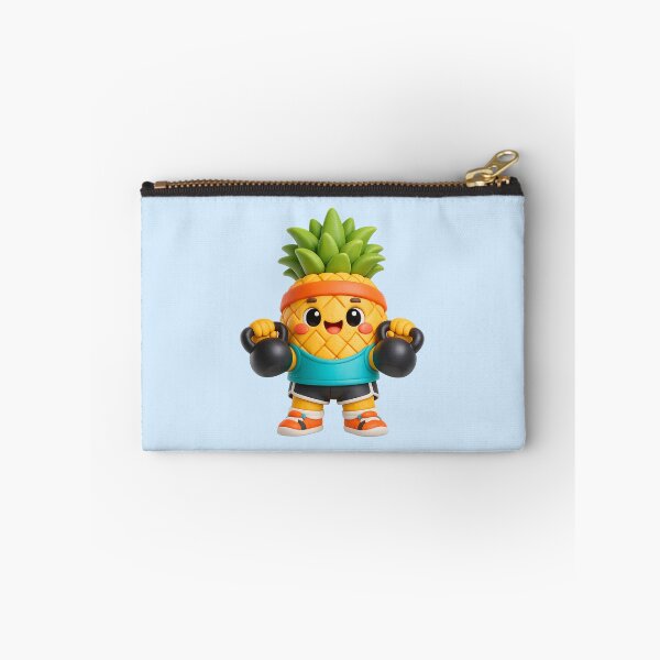 Item preview, Cute Pineapple CrossFit Athlete | Kawaii Gym Workout Cartoon designed and sold by Moons Studio.