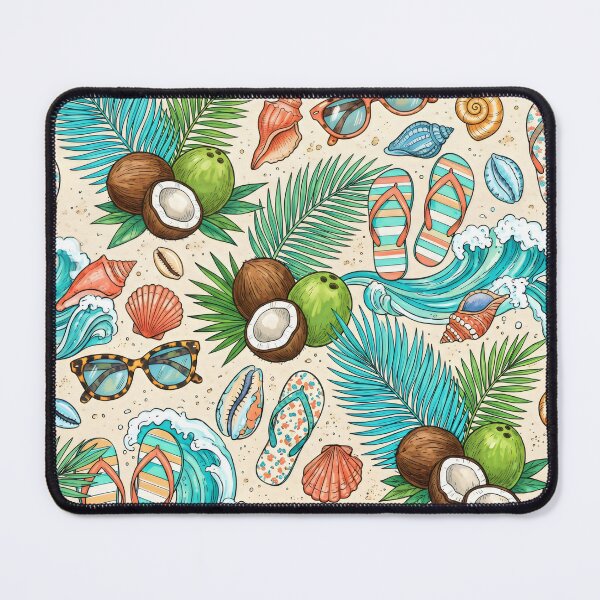 Item preview, Summer beach pattern. designed and sold by MyHappyArtShop.