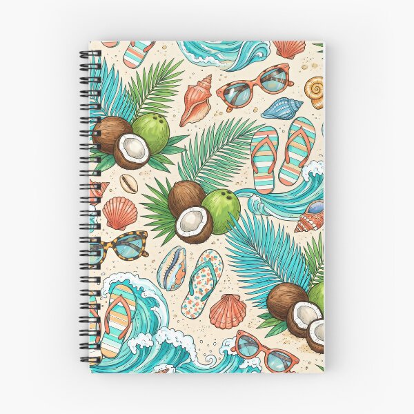Item preview, Summer beach pattern. designed and sold by MyHappyArtShop.