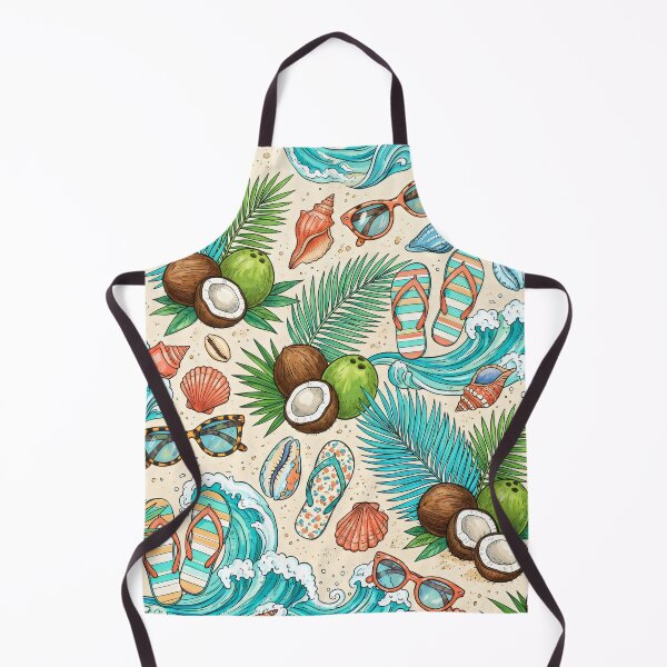 Item preview, Summer beach pattern. designed and sold by MyHappyArtShop.