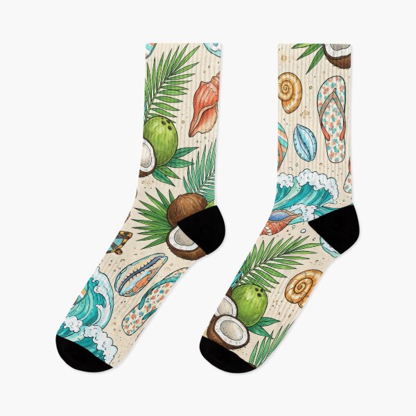 Item preview, Summer beach pattern. designed and sold by MyHappyArtShop.