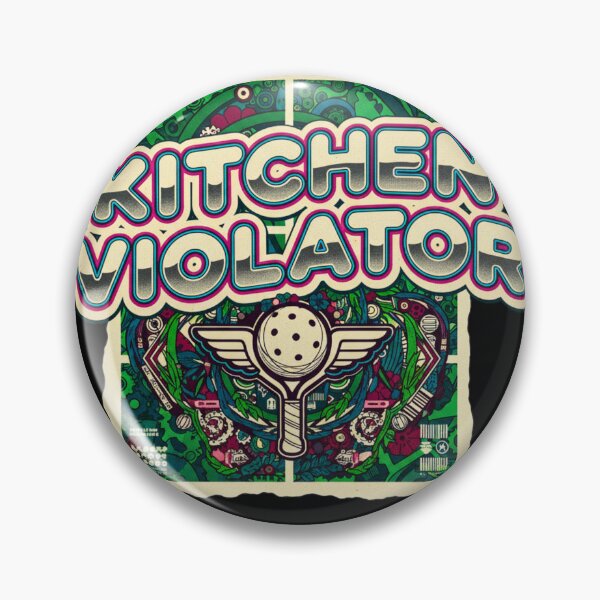 Item preview, Kitchen Violator - Bold Competitive Pickleball Athletic Design designed and sold by FitEnvy.