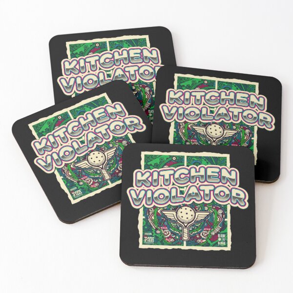 Item preview, Kitchen Violator - Bold Competitive Pickleball Athletic Design designed and sold by FitEnvy.