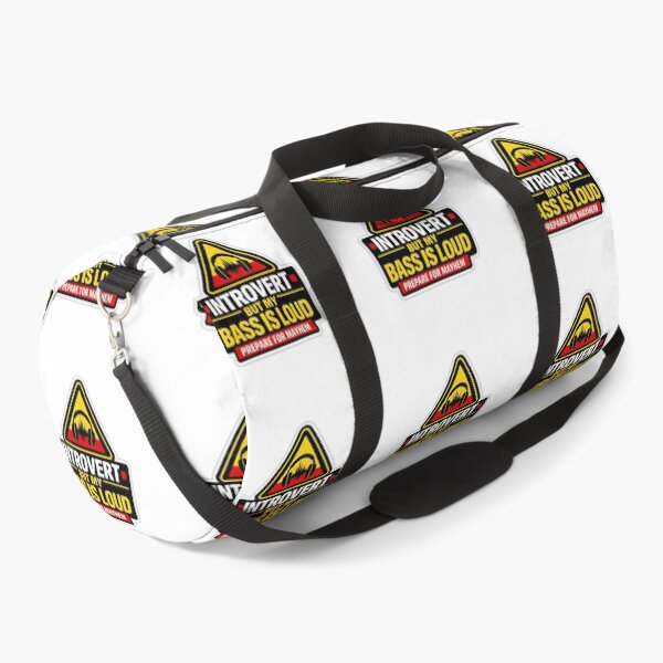 Item preview, Introvert But Bass Loud Warning designed and sold by ZenRave Designs.