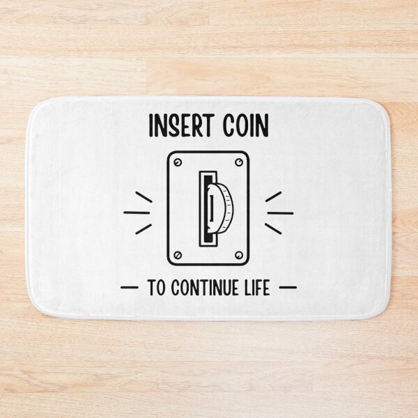 Item preview, Insert Coin To Continue Life Retro Arcade Gamer designed and sold by HYPNK.