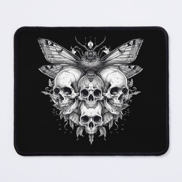 Item preview, Moths and skulls designed and sold by Tragedyshop.