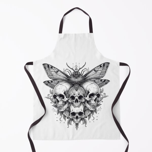Item preview, Moths and skulls designed and sold by Tragedyshop.