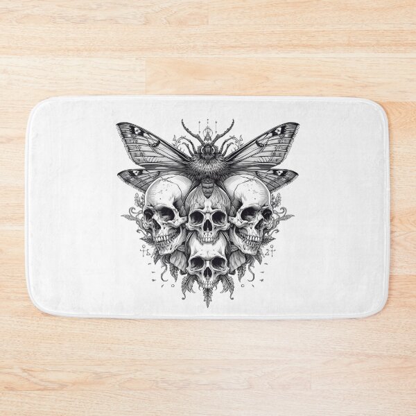 Item preview, Moths and skulls designed and sold by Tragedyshop.
