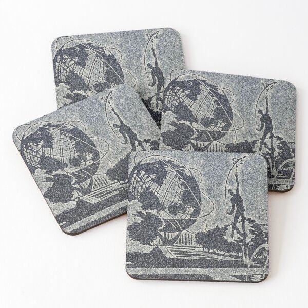 Item preview, NY Worlds Fair Granite Etchings by NYC Artist Matt Mullican, 1995 designed and sold by michael6076.