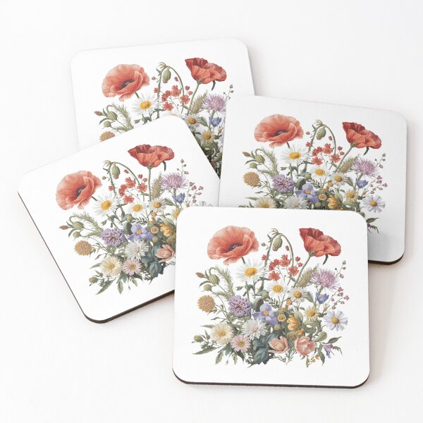 Item preview,  Wildflower watercolor painting  designed and sold by uunaa.