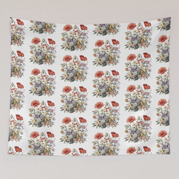 Item preview,  Wildflower watercolor painting  designed and sold by uunaa.