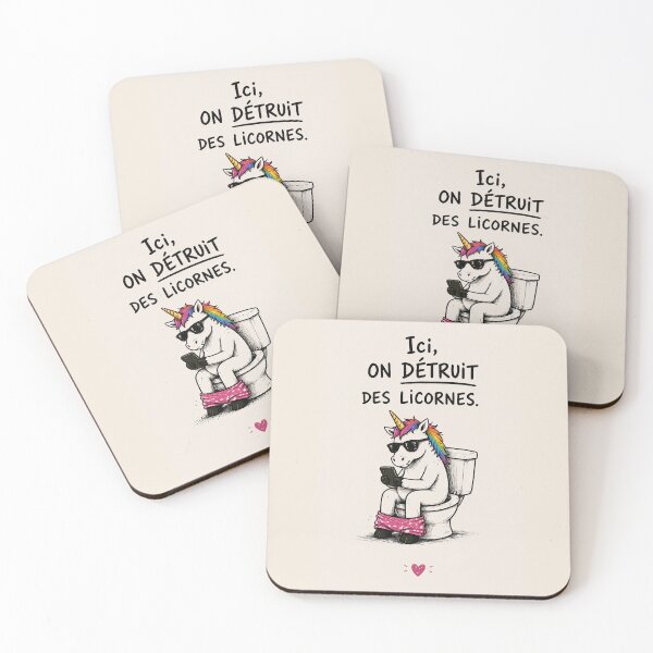 Item preview, Humorous Unicorn on a Modern Toilet designed and sold by Jerhus.
