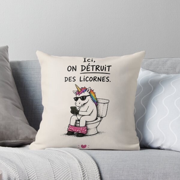 Item preview, Humorous Unicorn on a Modern Toilet designed and sold by Jerhus.
