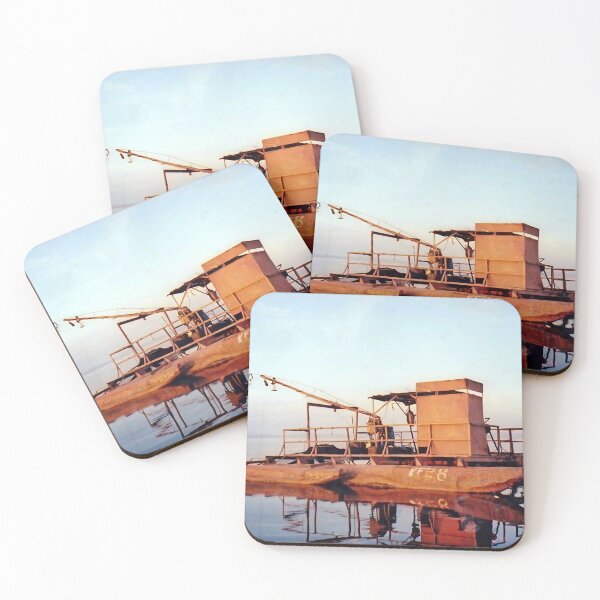 Item preview, Kapenta Fishing Rig on Mirror-Calm Waters, Lake Kariba designed and sold by JaneFlowersAfrica.