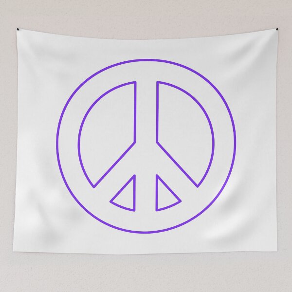 Item preview, Peace Sign White designed and sold by Inspirationmotivation.