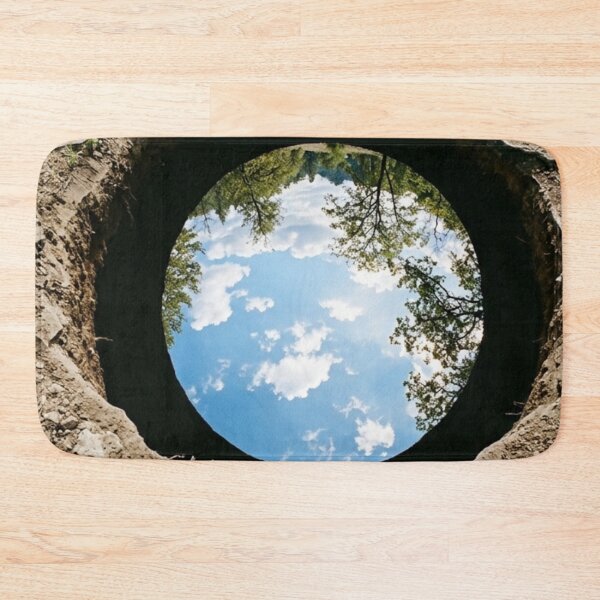 Item preview, A hole in the ground reflecting an inverted sky designed and sold by Malisa345.