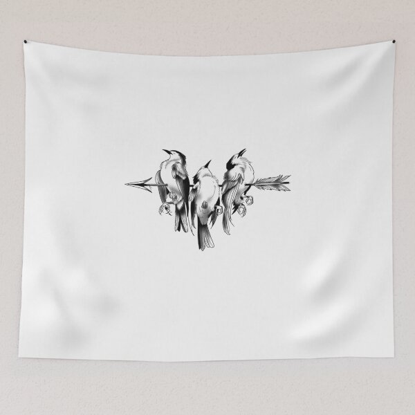 Item preview, Three Little Birds designed and sold by AuroraFoxxInk.