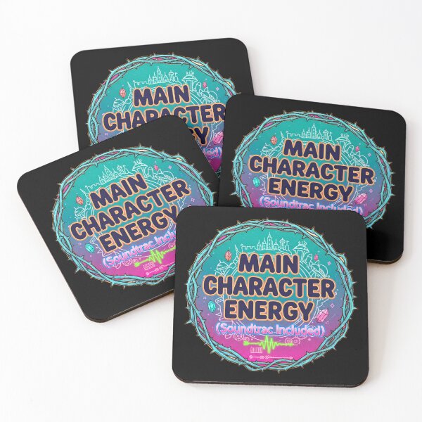 Item preview, Main Character Energy Soundtrack Included Aesthetic Typography designed and sold by FitEnvy.